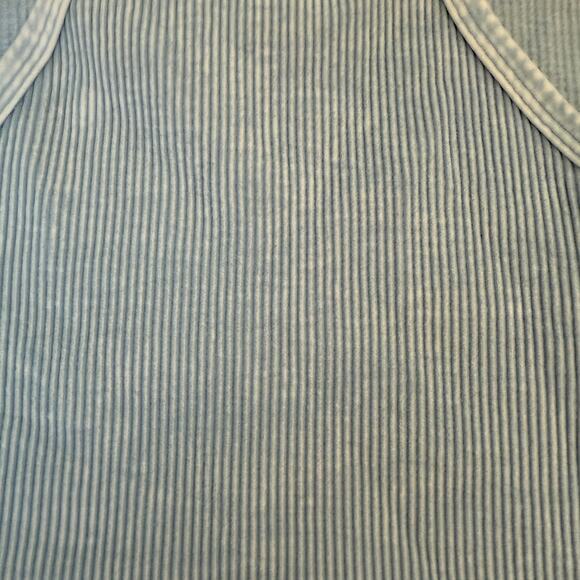 Free People Intimately Pale Light Blue Ribbed Crop Top Bra Bralette - xs /s - Picture 6 of 6